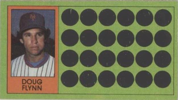 1981 Topps Baseball Scratch-Off - Doug Flynn #93