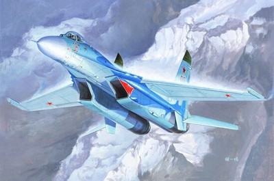1:72 TRUMPETER KIT Russian Su-27 Flanker B Fighter TR01660 Model
