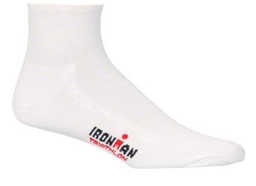 White Cycling Socks