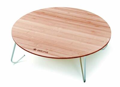 Snow Peak Single Action Table Low LV-071TR Made of Bamboo
