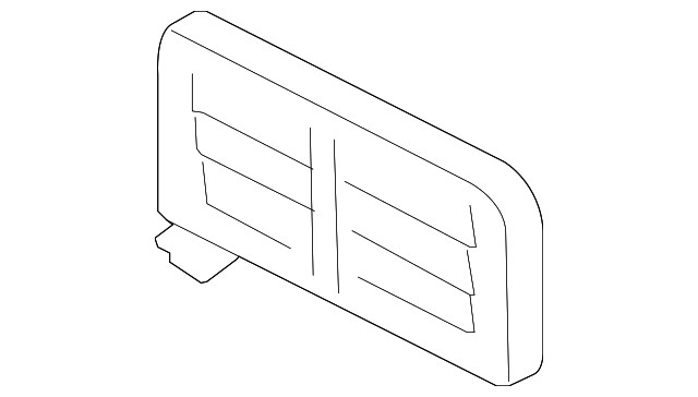 Genuine Ford Bracket License Plate 5E6Z-17A385-AAA
