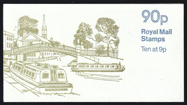 GroÃBritannien , Markenheftchen , Booklet , Michel:  0-78 F  -  Fb 34 Hbl Rechts