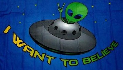 Fahne Flagge Alien Ausserirdische Ufo 90 x 150 cm