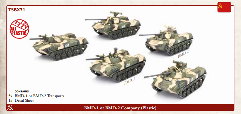 БМД Рота (x5 Пластик) Red Dawn Советская Команда Третьей Мировой Войны Yankee
