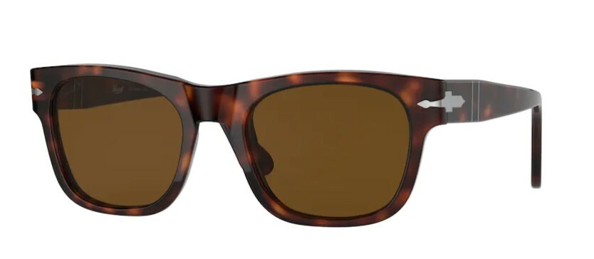 Pre-owned Persol 0po3269s 24/57 Havana/ Brown Polarized Rectangle Unisex Sunglasses