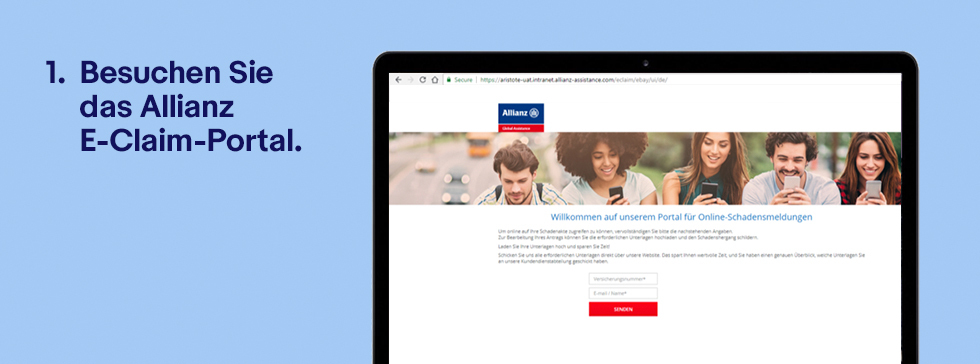Allianz Assistance - Wie Sie einen Schaden melden | eBay