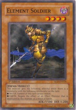 YuGiOh Element Soldier SOD-EN024 Common Englisch Good 1st