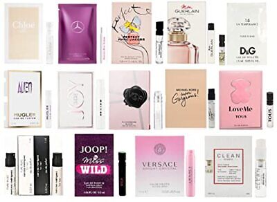 15 Perfume Sampler Lot of Designer Fragrance Samples for Women most Popular