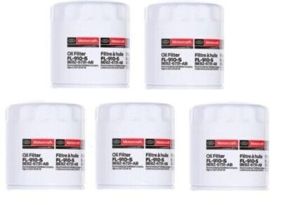 5 New Genuine Motorcraft Professional Engine Oil Filter FL-910S BE8Z-6731-AB