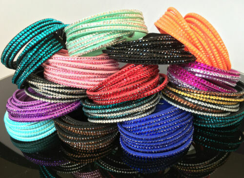 Zirkonia Modeschmuck aus Leder