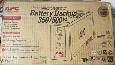APC 230V 300 Watts 500VA Serial USB Back-UPS BK500EI 
