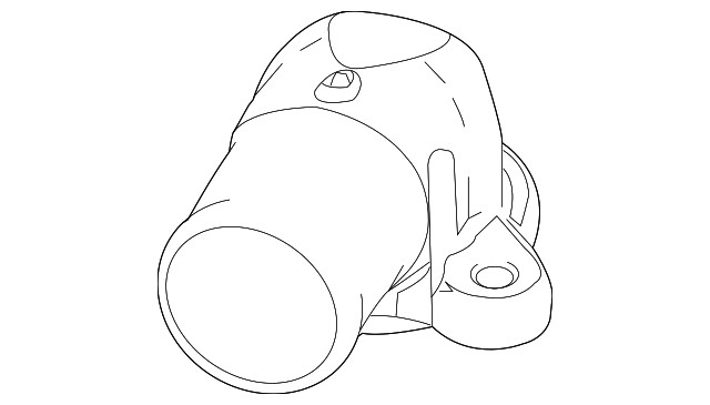 Genuine Thermostat Housing F6AZ-8592-AB