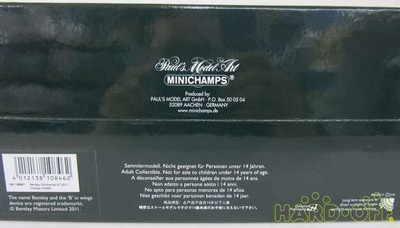 4012138108462 Bentley Continental Gt 2011 Oran 1/18 Scale Car