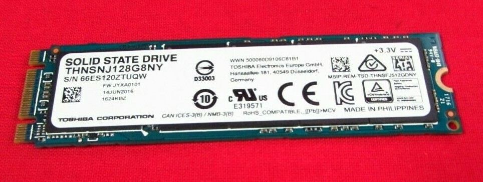 TOSHIBA SATA 128GB SOLID STATE DRIVE THNSNJ128G8NY | eBay