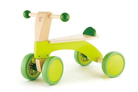 Kid's 4 Wheel Wooden Non Toxic Balance Scooter Active Ride O