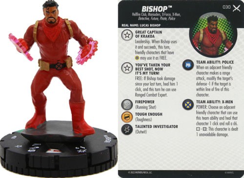 Marvel Heroclix X-Men X of Swords Uncommon : Bishop - 030