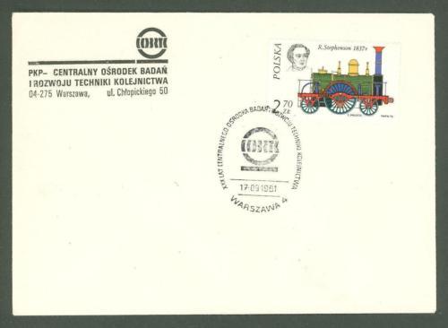 Cover Polish Transportation Postal Stamps