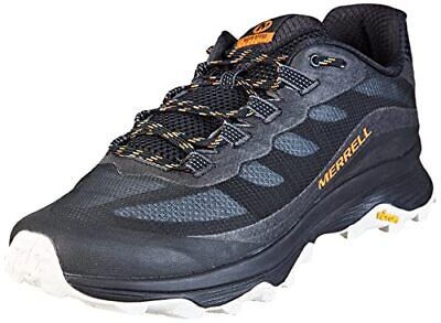 merrell moab speed brindle j066779w mens hiking shoes size 12 wide black orange 196220507937
