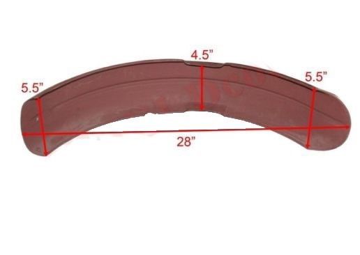 Front & Rear Mudguard Fender Set Bare Metal Matchless G3l Rigid Frame 