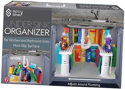 Expandable Under Sink Organizer and Storage I Bathroom Under the Sink 