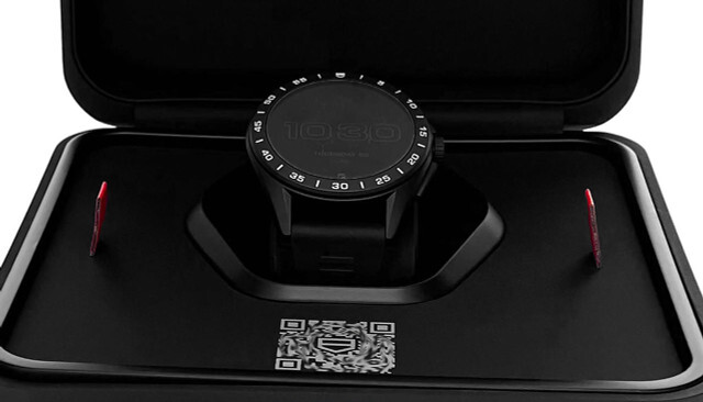 Pre-owned Tag Heuer Connected Calibre E4 45mm Rubber Men's Watch Sbr8a80.bt6261