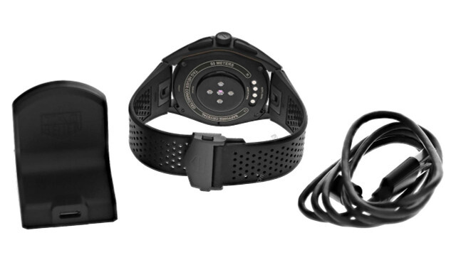 Pre-owned Tag Heuer Connected Calibre E4 45mm Rubber Men's Watch Sbr8a80.bt6261