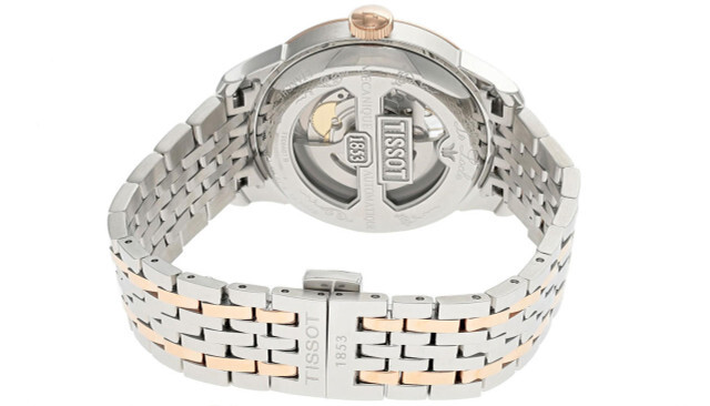 Pre-owned Tissot Le Locle 80 Open Heart Two-tone Ss Men's Watch T006.407.22.033.02