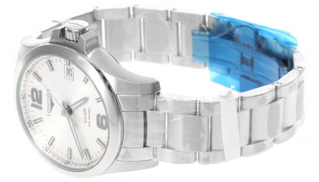 Pre-owned Longines Conquest V.h.p. 41mm Silver Dial Men's Watch L3.716.4.76.6