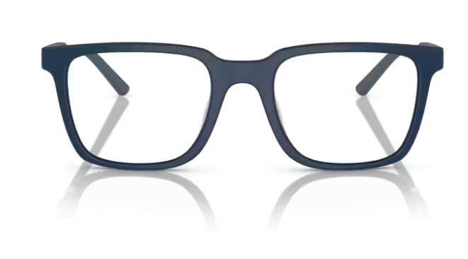 Pre-owned Oliver Peoples 0ov5553u Mr. Federer 7003 Blue Ash/silver Square Men's Eyeglasses In Clear