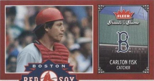 2006 Fleer Greats of the Game - Carlton Fisk #BOS-CF