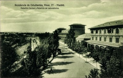 Ak Madrid, España, Residencia de Estudiantes, Pinar, 21, Pabellón... - 4798008
