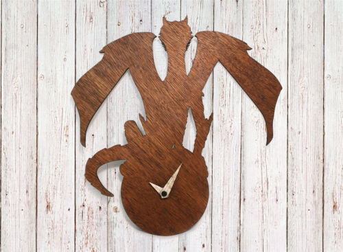 Reloj despertador fantasía y mitología Art Deco y Radio Reloj