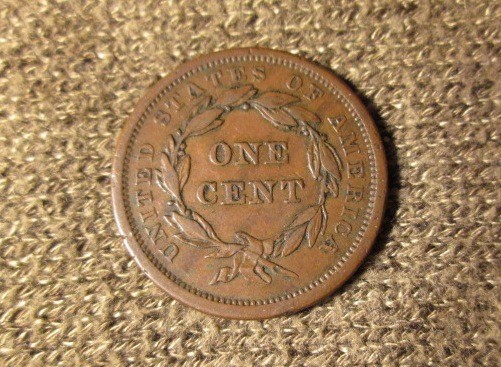 1839 Large Cent Old Copper ( PETITE HEAD) Variety