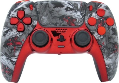 Wolves Chrome Customised PlayStation 5 DualSense Wireless Controller