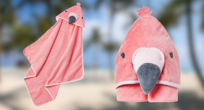 Flamingo hooded best sale towel