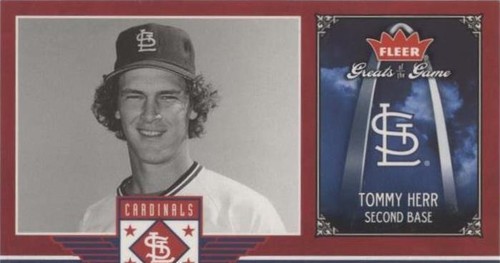 2006 Fleer Greats of the Game - Tom Herr #STL-TH