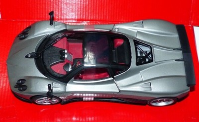 20% OFF RRP Mondo Motors Die Cast Pagani Zonda F Metallic Grey 1:18 MO50092