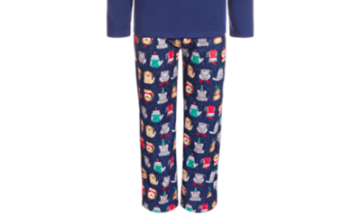 Holiday pajama deals pants for family