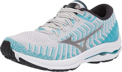 Женские кроссовки Mizuno Wave Rider 24 KNIT, Nimbus/Phantom, 6,5 B Medium США