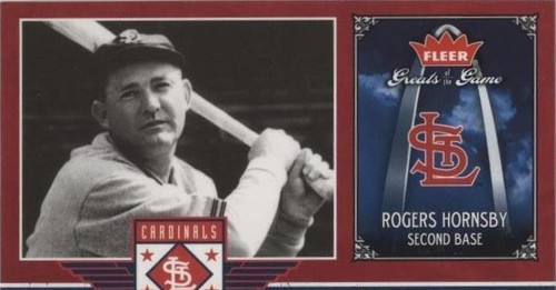2006 Fleer Greats of the Game - Rogers Hornsby #STL-RH