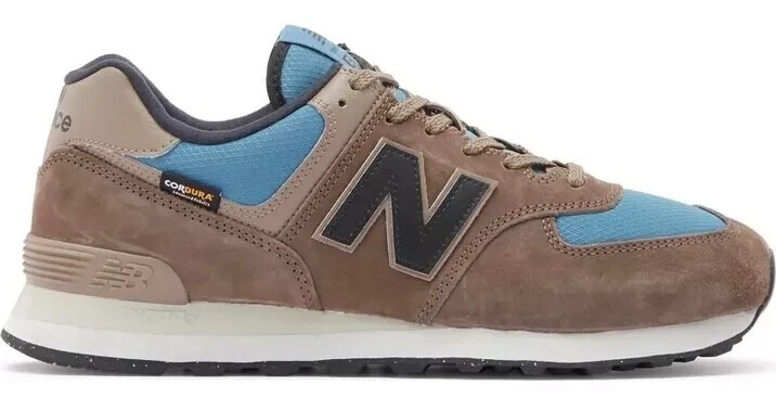☆大人気☆New Balance 574 Blue/Brown New Balance 574 Cordura Blue Bronw U574SOB Men Size 7.5-13