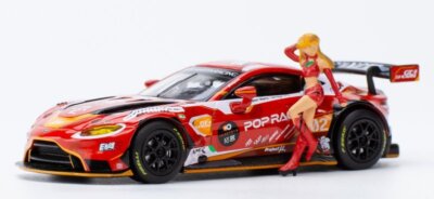 ASTON MARTIN GT3 - EVA RT Production + Figure  - Model 02 - POP RACE 1:64