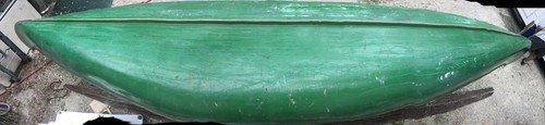 Excellent Vintage 17’ Otca Wooden Canoe June 1939 by Old Town Canoe
