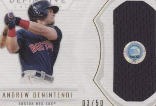 2019 Topps Definitive Collection - Andrew Benintendi #DJRC-AB