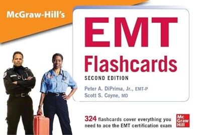 McGraw-Hill's EMT Flashcards 2nd Ed EMT Certification Exam Test Prep- Open Box