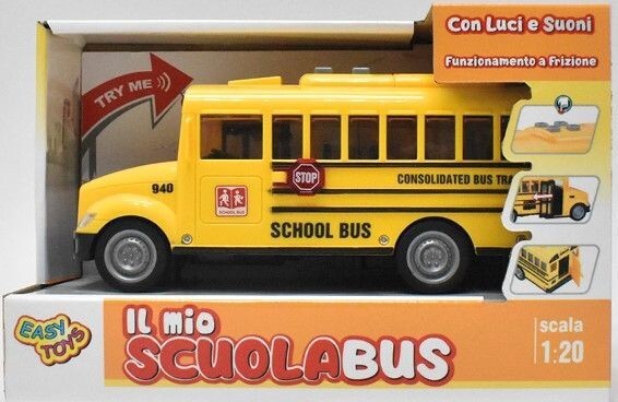 Il Mio Scuolabus Con Luci E Suoni Gioco Giocattolo Bambini dfh
