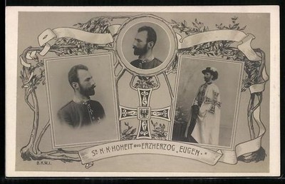 Ansichtskarte Sr. K. K. Hoheit Erzherzog Eugen von Österreich 
