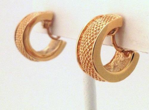 Brincos de argola de Anne Klein Fashion