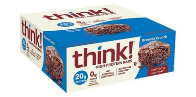 Think Thin Brownie Crunch - коробка 10 батончиков