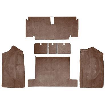 Dark Saddle Loop Rear Carpet Set Coupe 1971-1975 C3 Corvette